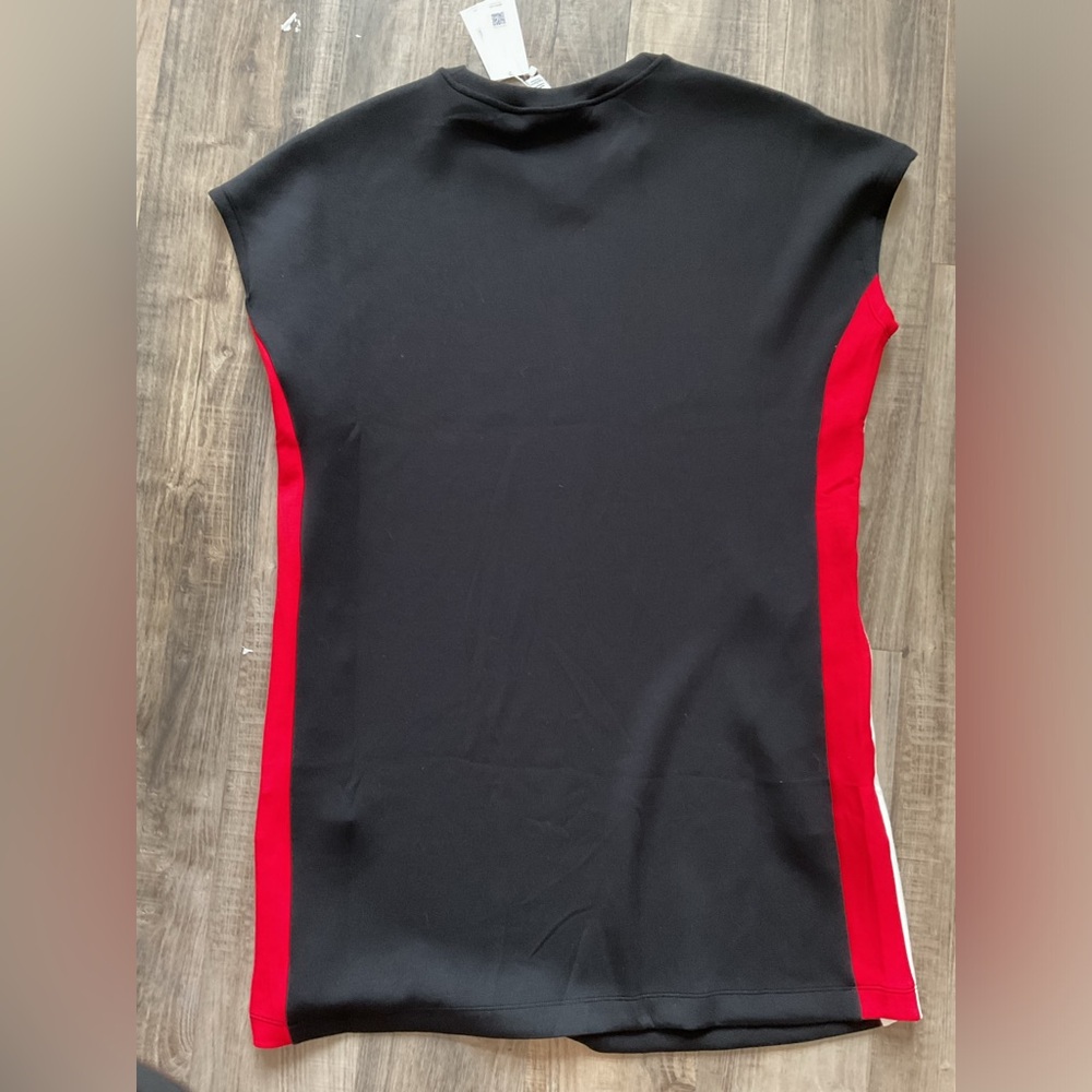 NEW SPANX airessentials colorblock mini t-shirt dress timeless in black/powder/s - Picture 6 of 6